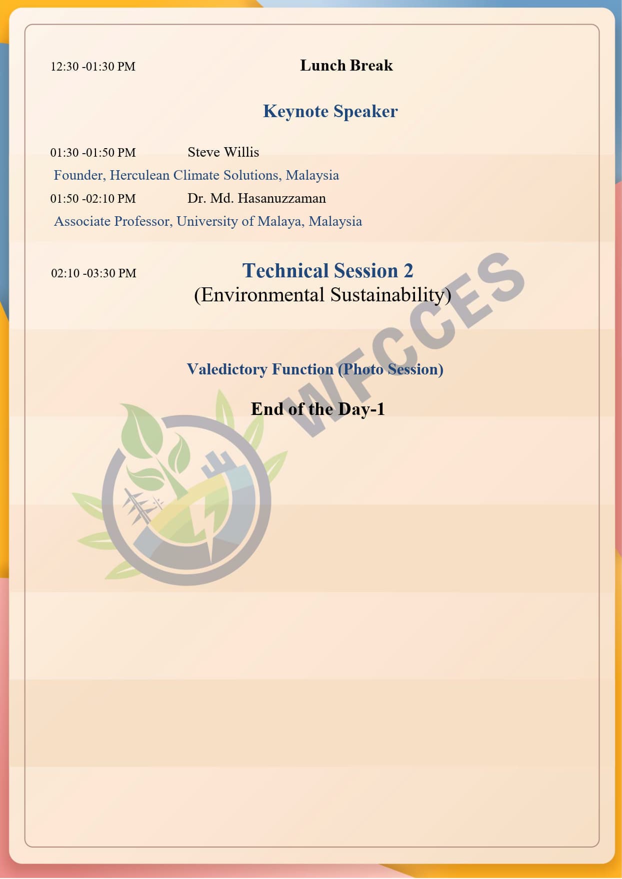May 22 | Day 1 Schedule
